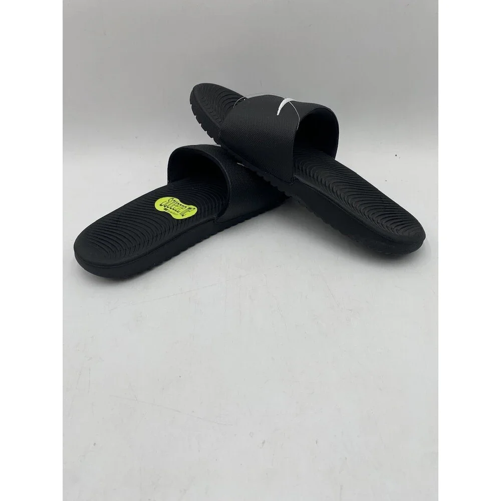 NIKE KAWA SLIDE Kids' NEW Slides Black/White Multiple Sizes